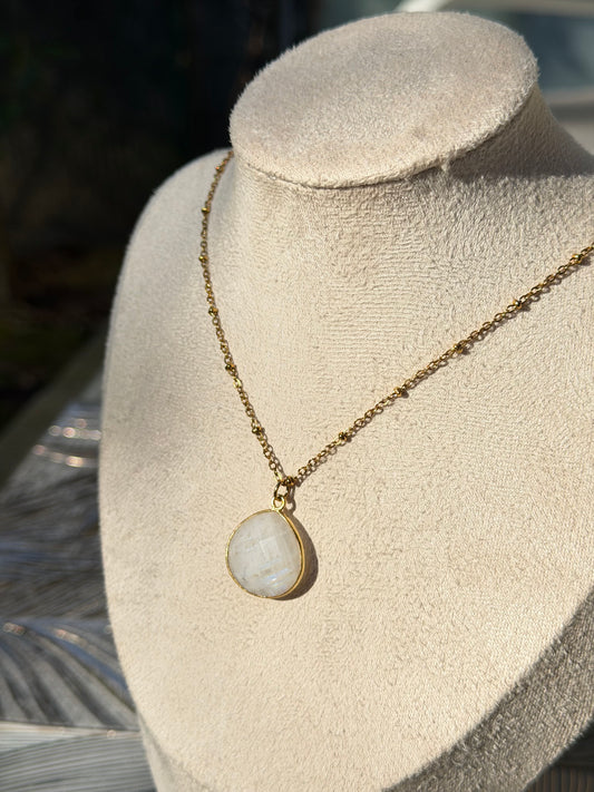 COLLIER JULYA DORÉ PIERRE DE LUNE