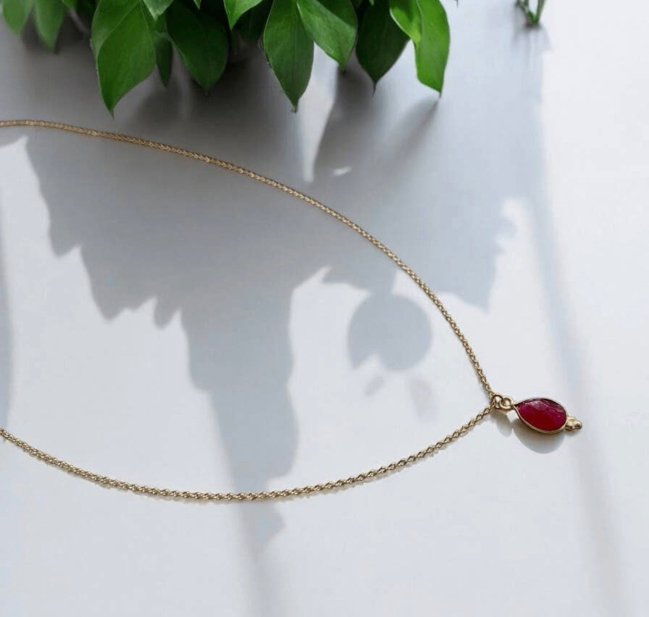 COLLIER LUCIE (RUBIS)