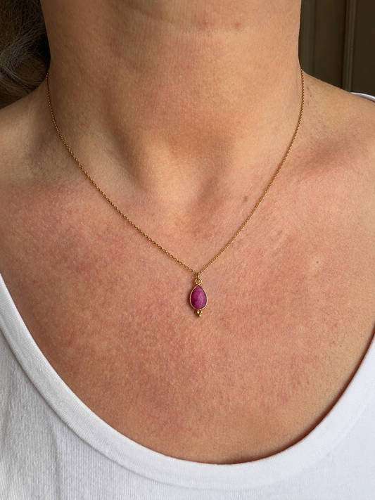 COLLIER LUCIE (RUBIS)