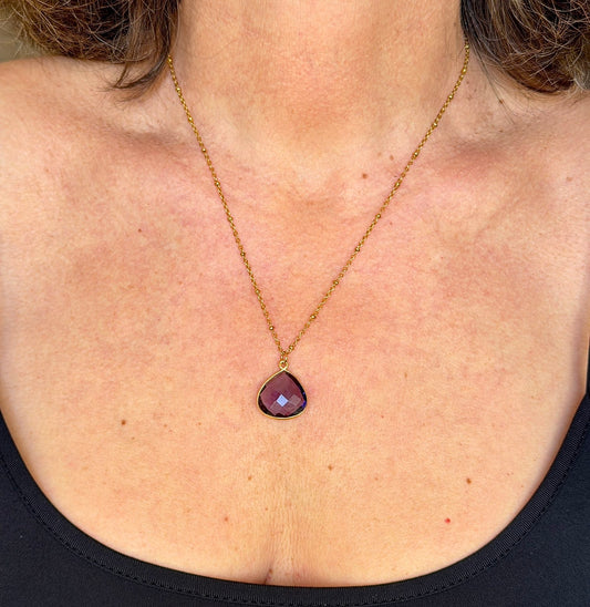 COLLIER JULYA DORÉ AMÉTHYSTE